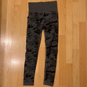 Gymshark black camo leggings